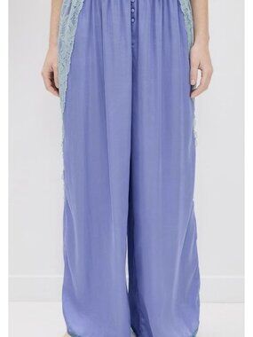 FREE PEOPLE Anywhere with You Lounge Purple Pajama Pants Size Large